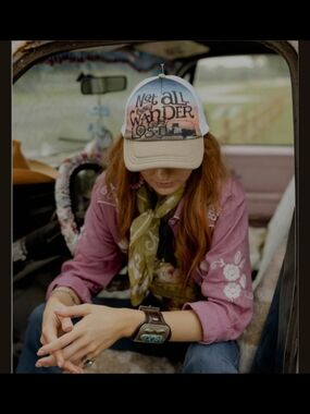 Not All Who Wander Are Lost Junk Gypsy Trucker Hat
